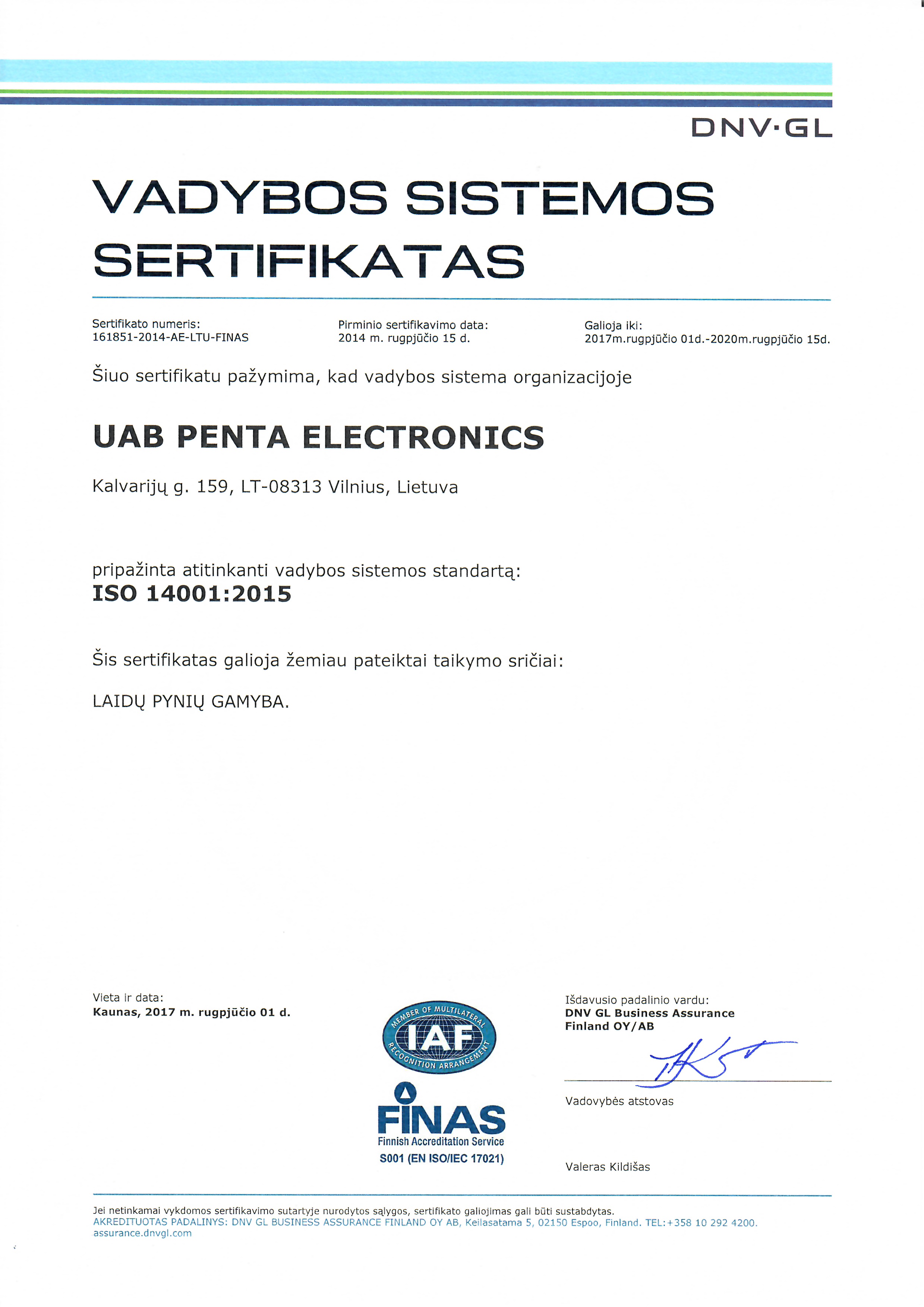 ISO 14001 LT